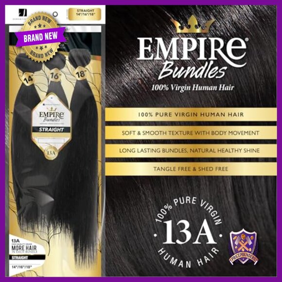 Straight Human Hair Extensions 10-14 Inches Tangle Free Sew In Weave main image 5